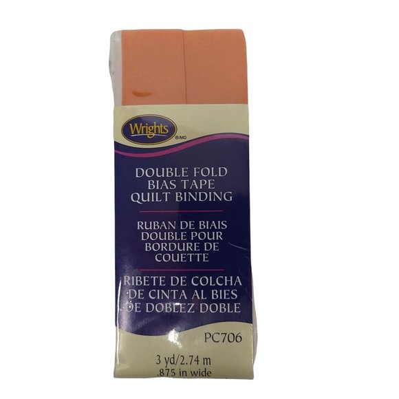 Wrights Bias Tape Single Double Fold Extra Wide Quilt Binding Hem Tape Bundle - Picture 3 of 8